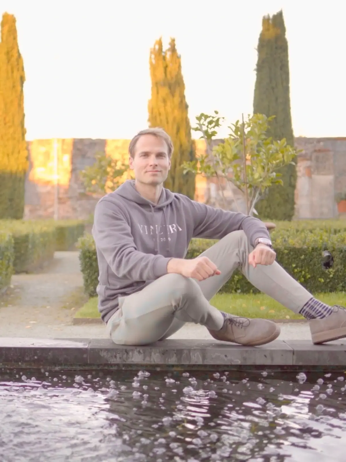 Men's Grey Hoodie